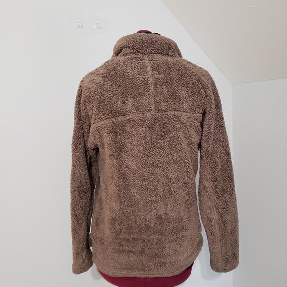 True Grit Sherpa Collared Soft Quarter Zip Front Pullover Long Sleeves Jacket - Picture 4 of 11